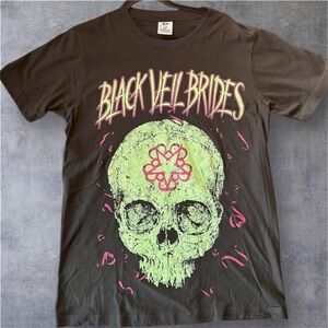 Gildan Black Veil Brides emo Skull T-Shirt